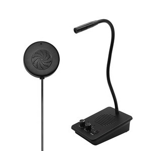 Daytech-intercomunicador WI07 para oficina, sistema de intercomunicación inalámbrico con altavoz y ventana de doble vía - Product Image 1