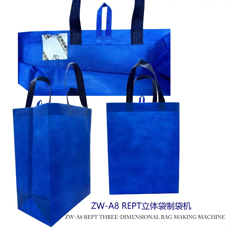 ZW-A8-RPET çevre dostu olmayan dokuma taşıma çanta yapma makinesi 2023