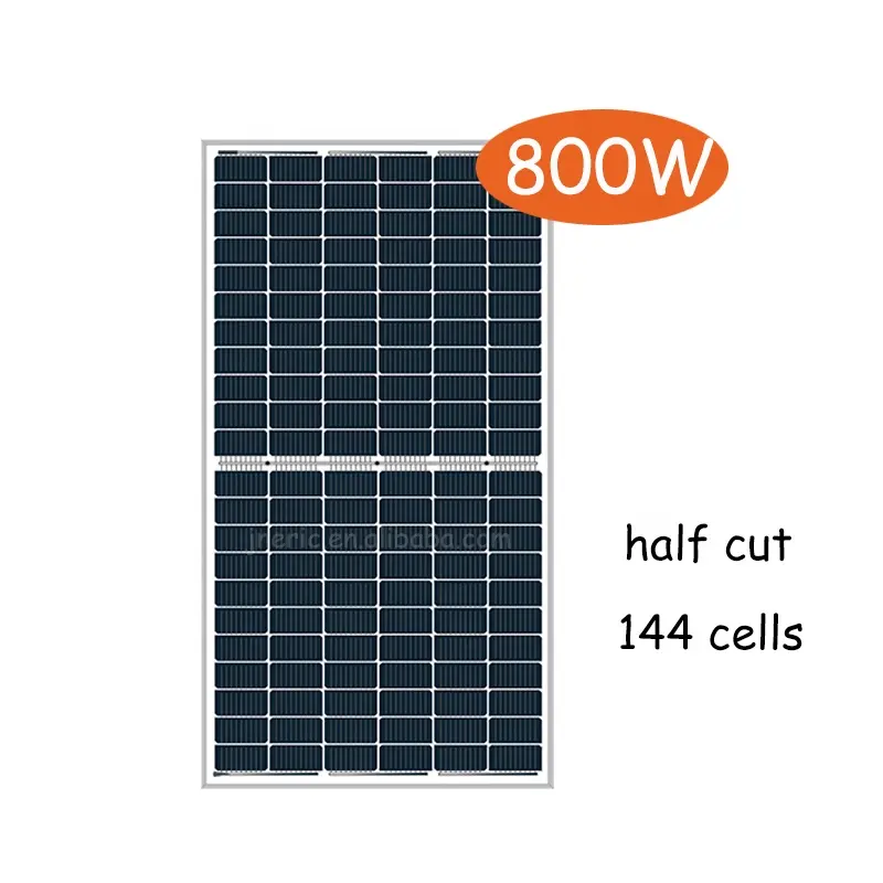 Ligne de production de panneaux solaires Prix du panneau solaire 800 Watt Module solaire bifacial 800 W