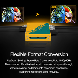 Avmatrix SC7030 Video Converter Multi-signal SDI for <strong>HDMI</strong> Cross Converter Up/Down Scaling Frame Rate Conversion Video <strong>Splitters</strong>