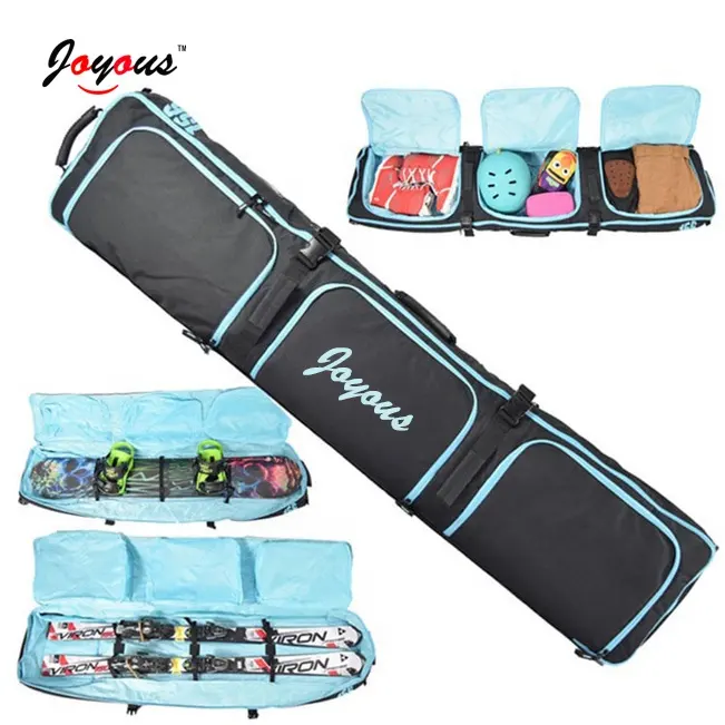 Joyous-bolsas de esquí dobles impermeables, equipo de viaje multifuncional de gran capacidad, acolchado personalizado