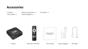 2025新しいIATV ZU6スマートTVボックスAndroid 12 4K HD 2.4G/5G WIFI BT5.0 2G Ram 16G ROM音声リモートセットトップボックス付き - Product Image 6