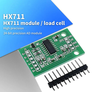 デュアルチャネルHX711加重圧力センサー24ビット精密A/DモジュールDIY電子スケール用 - Product Image 1