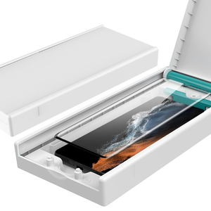 取り付けキット付きの3D湾曲クリア強化ガラススクリーンプロテクターの取り付けが簡単SamsungGalaxy S22Ultra用の取り付けツール - Product Image 1