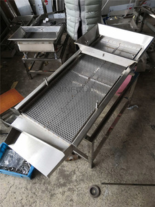 Tamiz vibratorio de grano de café rectangular de acero inoxidable Tamiz de vibración lineal de granos de cacao - Product Image 5