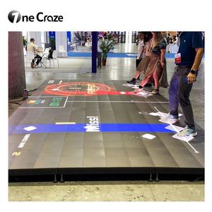 SAIO Interactive Floor LED <strong>Display</strong> Sports Games <strong>System</strong> Machine with Kinect <strong>Sensor</strong> Touch Screen for Gymnasium