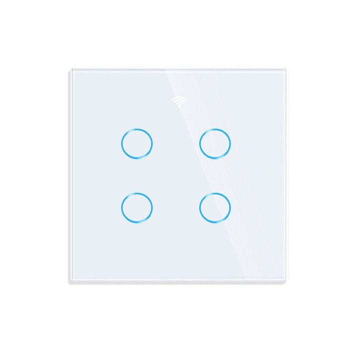 Zigbee - Blanc 4 Boutons
