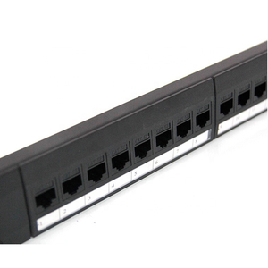 19-Inch 1U Rack Mount CAT6/CAT5E/CAT6A UTP RJ45 Network <strong>Patch</strong> <strong>Panel</strong> 24 <strong>Port</strong>/48 <strong>Port</strong> CAT6/CAT5E/CAT6A <strong>Patch</strong> <strong>Panel</strong> Network Cables - Product Image 5