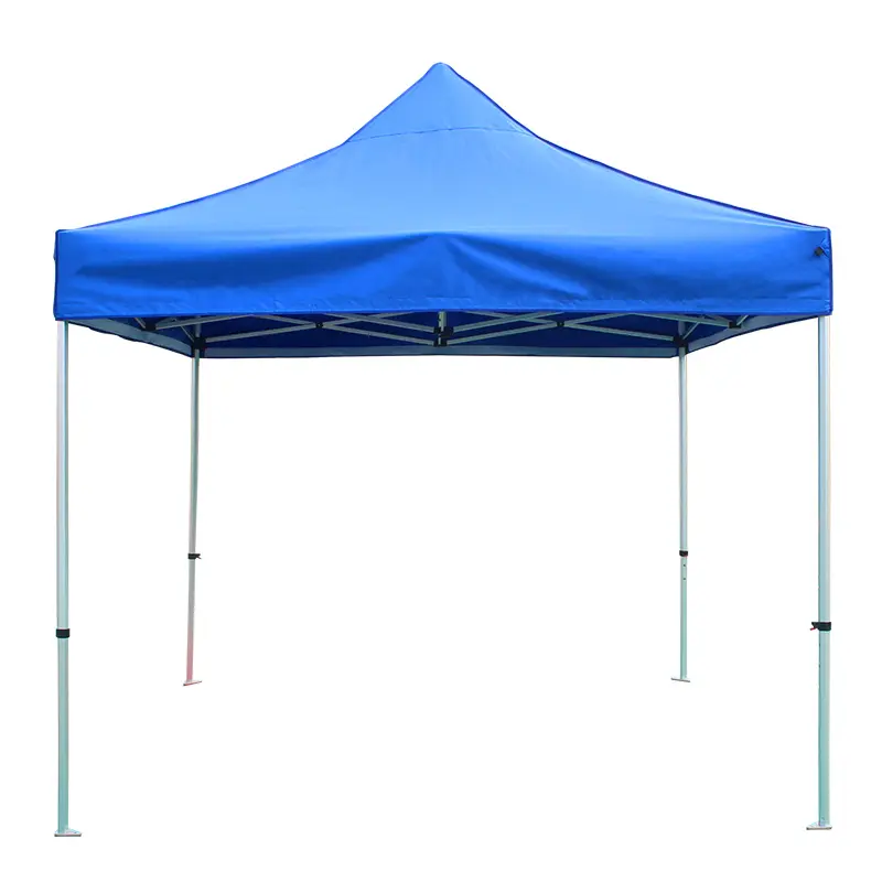 Tuoye tenda 3x3 kualitas tinggi lukisan kustom kanopi Ez Up tenda Pop lipat luar ruangan bertanda bingkai tabung Aluminium heksagonal tenda Pop
