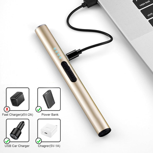 长脉冲点火器可充电弧型-c点火电蜡烛用USB打火机