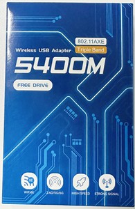 Tarjeta de red inalámbrica WiFi6E, ordenador portátil de escritorio sin controlador, receptor WiFi inalámbrico USB3.0 AX5400M - Product Image 2