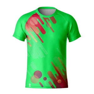 Fabrika doğrudan UPF 50 + özel maraton olay koşu T Shirt promosyon ucuz 100% Polyester hızlı kuru süblimasyon T Shirt - Product Image 2