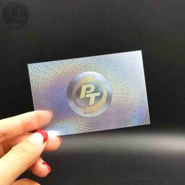 โอเวอร์เลย์โฮโลแกรมสำหรับบัตรพีวีซี