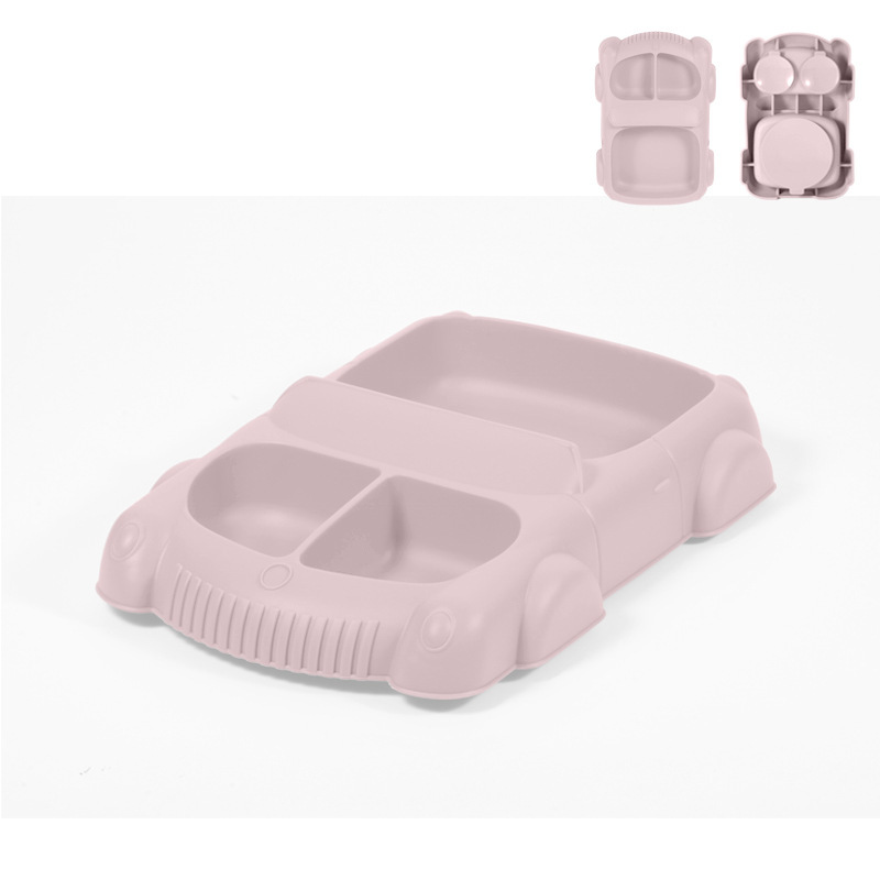Assiette rose foncé