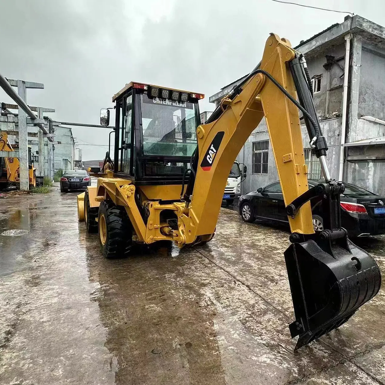 Hecho en Japón Retroexcavadora Caterpillar CAT 420D 416E 420F retroexcavadora usada para la venta