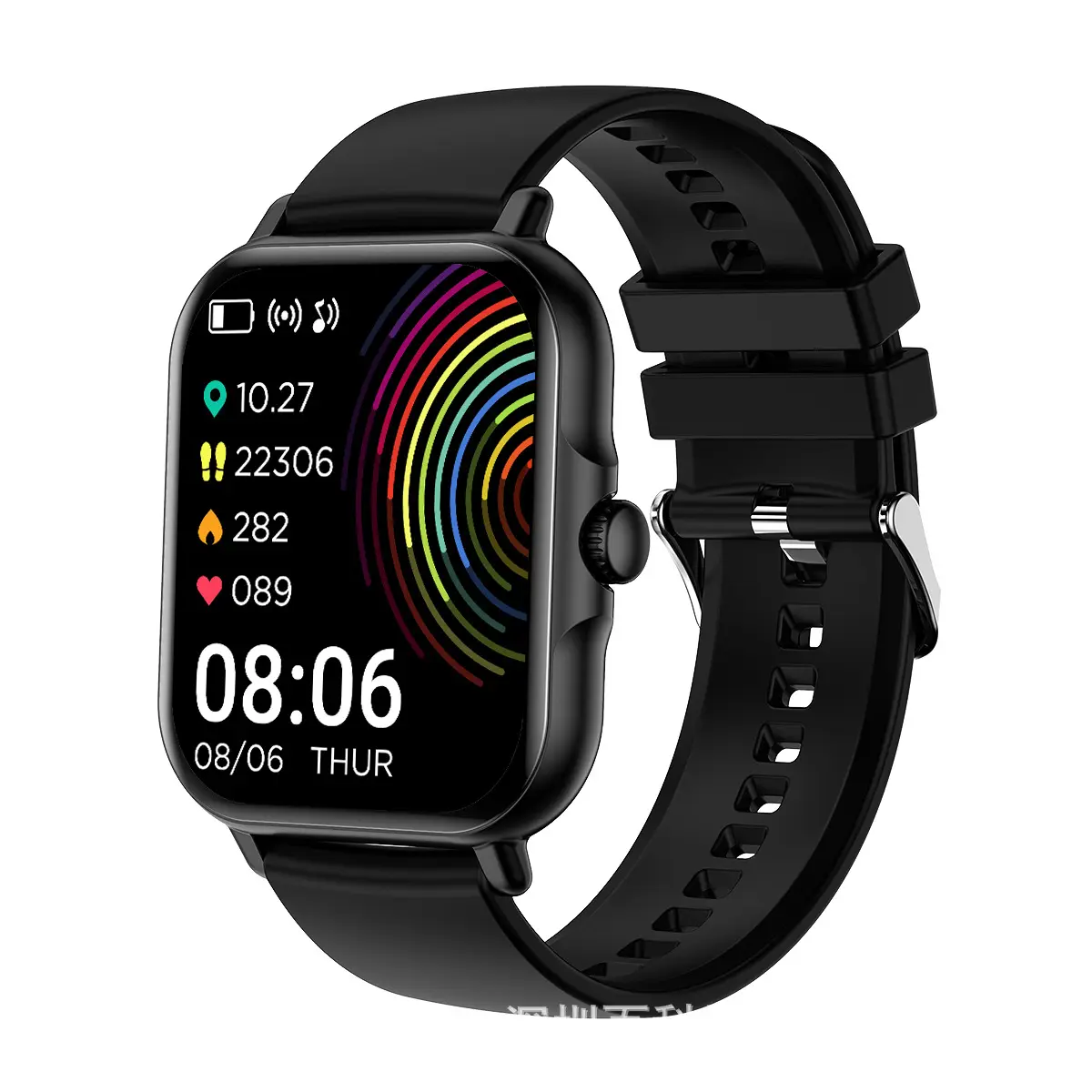 L21PLUS Smartwatch reloj inteligente Herzfrequenz BT Anruf für Mann Frauen Sport Fitness Anruf Smartwatch