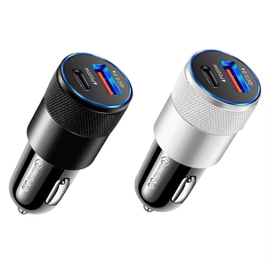 38W Car <strong>Charger</strong> Fast Charging with USB QC 3.0 PD Type C <strong>Charger</strong> for Phone 15 14 Samsung Xiaomi Huawei Car <strong>Charger</strong> Adapter - Product Image 3
