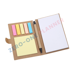 Juego de papel de notas pequeñas al por mayor personalizado con bolígrafo Mini Bloc de notas de índice y Bloc de notas autoadhesivo Bloc de notas - Product Image 1
