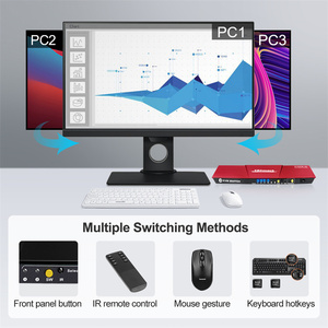 TESmart KVM Switch with 3 USB C <strong>Input</strong> Port 1 HDMI <strong>Output</strong> HDCP 2.2 L/R <strong>Audio</strong> Out HDR 10 EDID Type C 3X1 4K 60HZ KVM Switches - Product Image 6