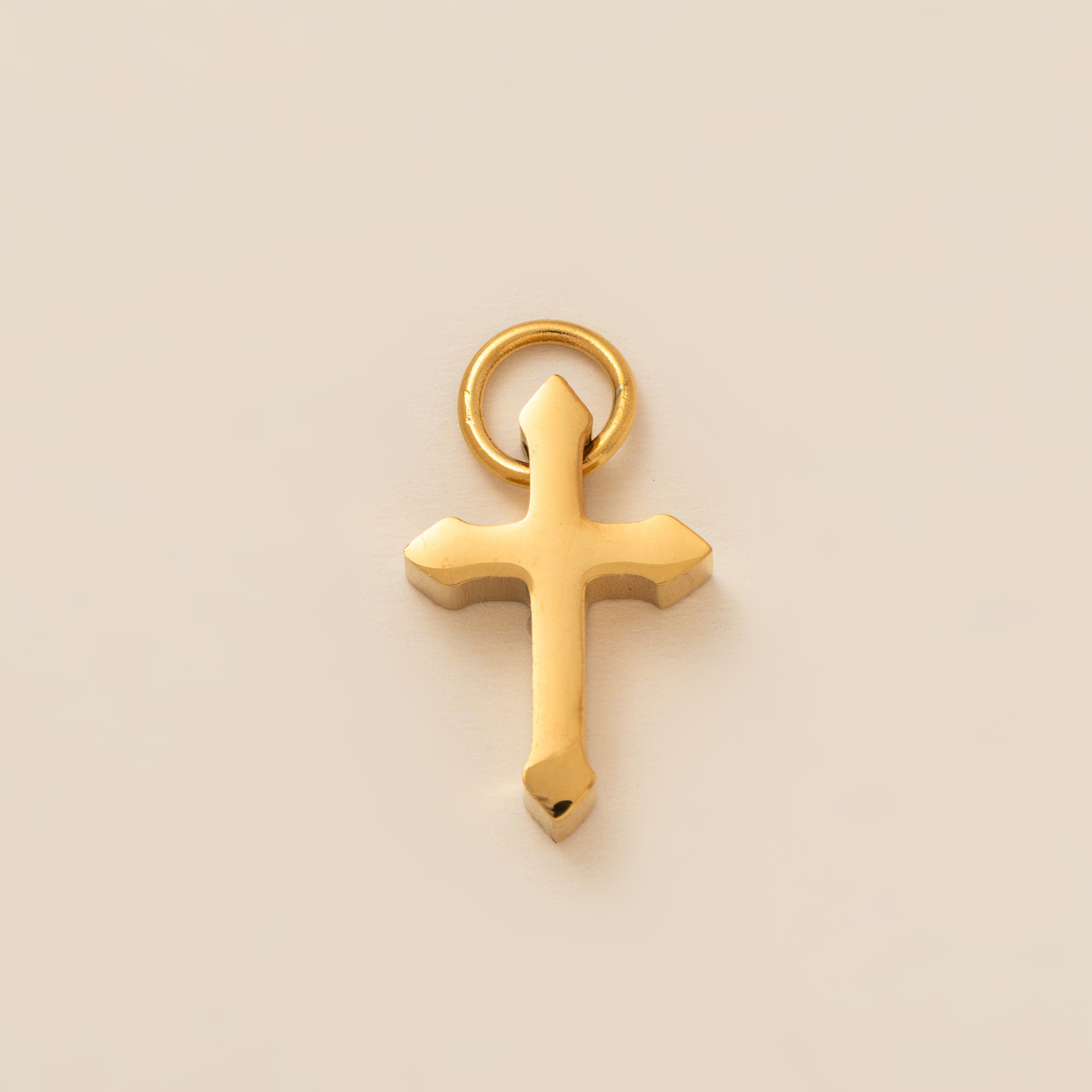 Gold-The cross is 3mm thick