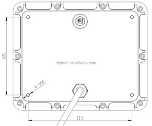 Sensor de radar de 24GHz y 200m para detección de peatones, monitoreo de seguridad, aeropuertos, fábricas, etc. Seguimiento de 32 objetivos simultáneamente - Product Image 4