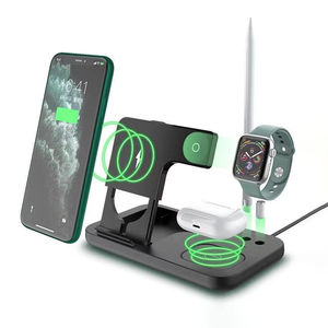 3-in-1 kablosuz hızlı şarj Apple ipad için iPhone 13 12 11 8 kablosuz şarj cihazı standı airpods kulaklık kablosuz şarj cihazı - Product Image 2