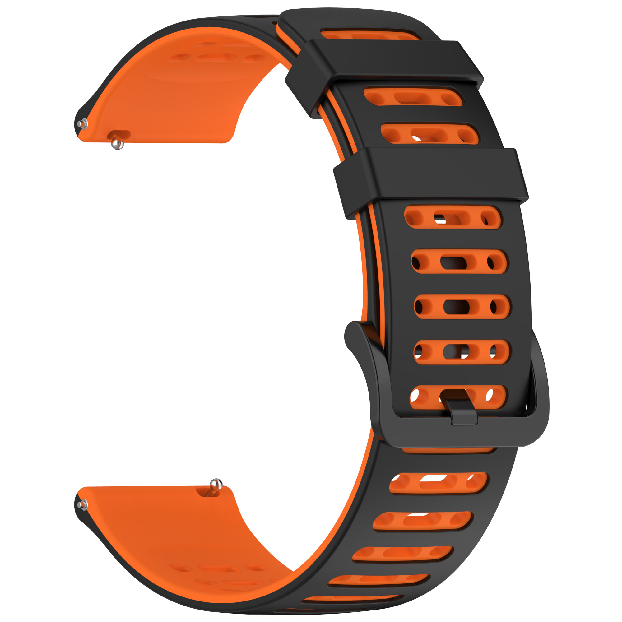 Noir/orange