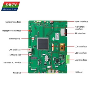 Dwin 7/8 Inch TFT <strong>LCD</strong> <strong>Display</strong> <strong>Android</strong> 8.1 OS Screen with 1024*600/1280*800 Pixel Capacitive Touch Screen - Product Image 2