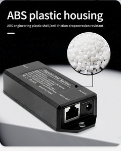 OEM Gigabit POE Splitter 48V Entrada IEEE802.3at ABS PoE Separador 12V 2A Red y salida de energía Cable gratis asequible - Product Image 3