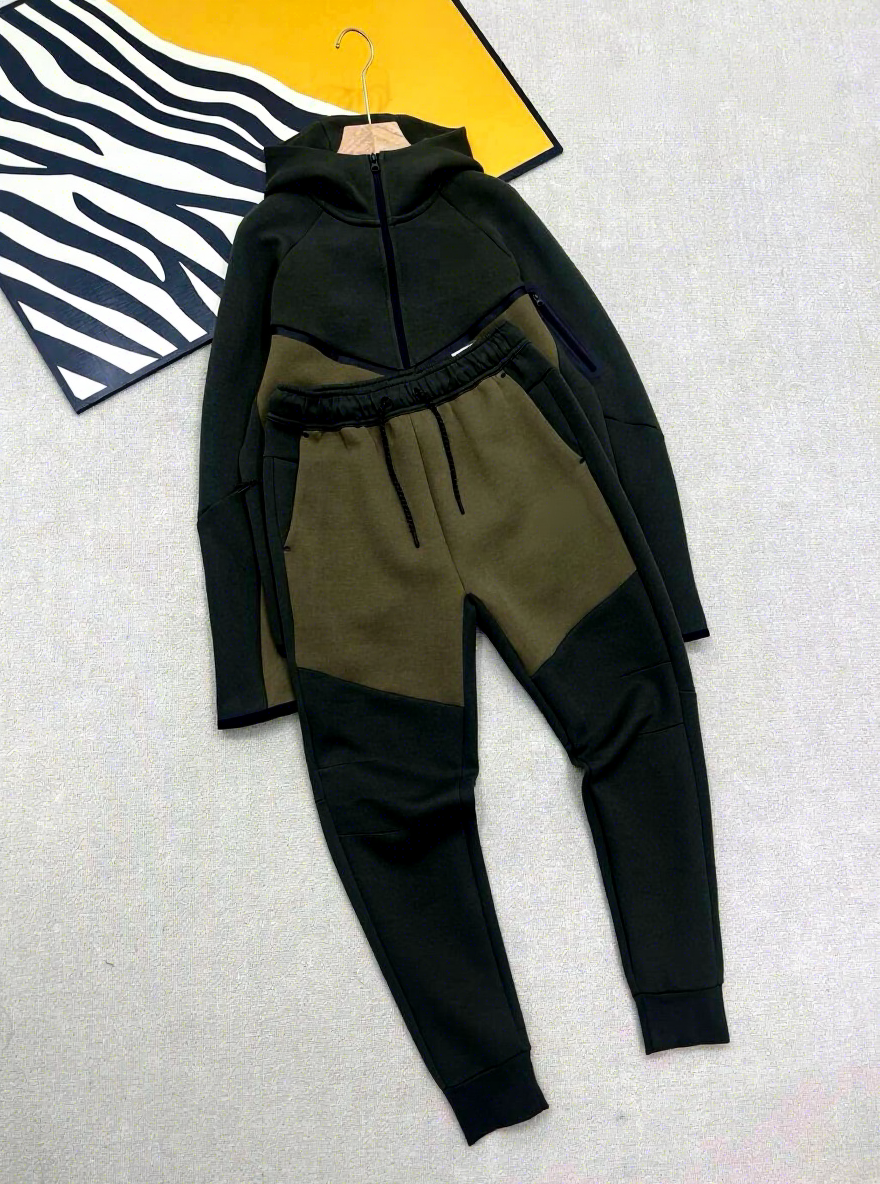 Abito verde scuro-verde militare