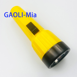 1 LED電球プラスチックフラッシュライト2 Dバッテリー操作ハンガー付き安いトーチ - Product Image 4