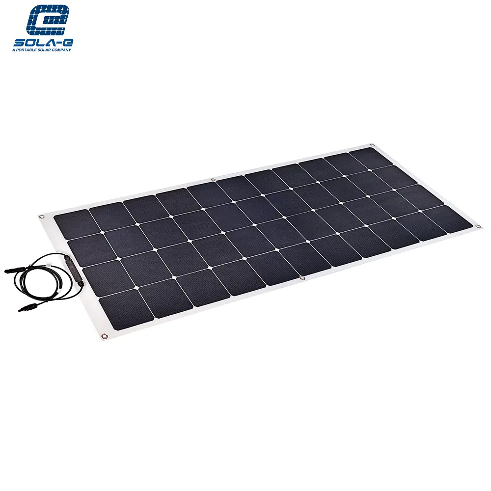 Panel surya ETFE Sunpower panel surya 12V, Panel surya Semi fleksibel modul panel surya untuk mobil dan perahu