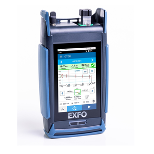 EXFO 1310/1550nm 34/32dB with Link Map and in Line Power Checker in Line Source VFL Functions All in One AXS-120 EXFO Mini OTDR - Product Image 1