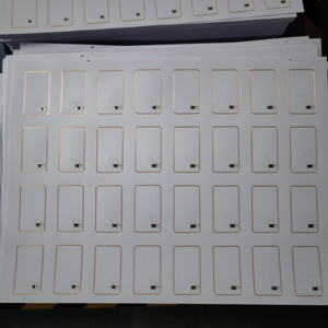 利用可能なフォーマット3*8スマートカード用24pcs rfid prelamプラスチックインレイ - Product Image 5