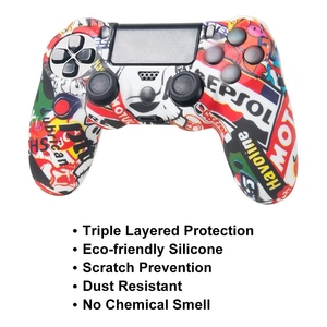 Funda para mando a distancia PS4, funda de silicona para mando - Product Image 4