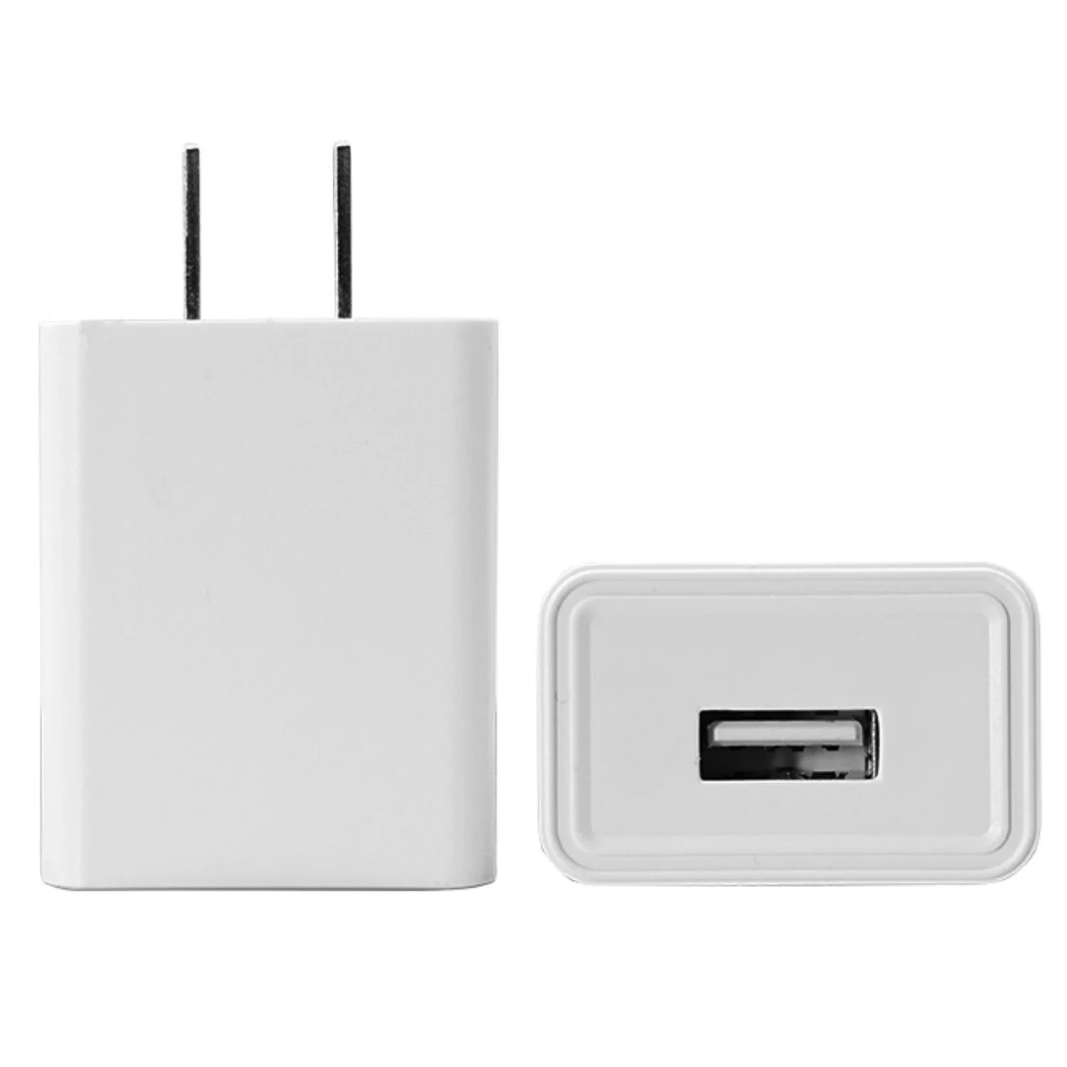 Caricatore bianco con spina americana 5V2A