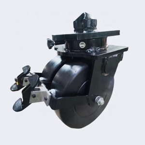 Ruedas para contenedores de poliuretano con núcleo de hierro de doble rueda de 6 ~ 12 pulgadas, adecuadas para carga y descarga de contenedores en puertos y - Product Image 6