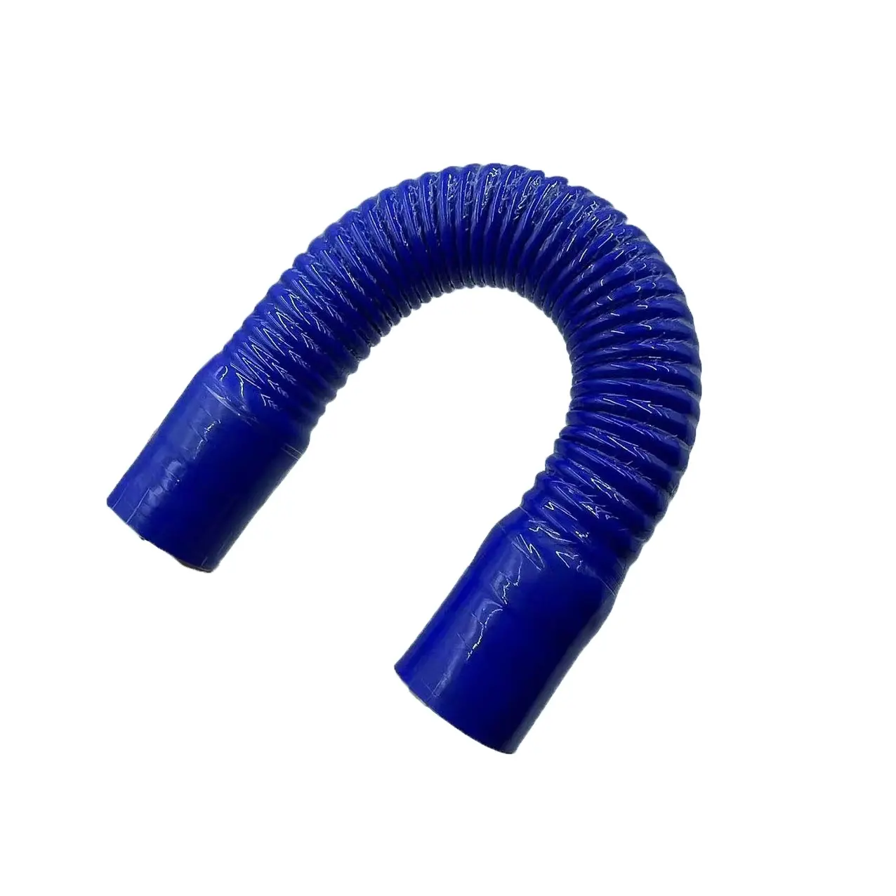Customized high temperature resistant flexible corrugated silicone hose Steel Wire Reinforced Turbo Radiator Rubber Hose