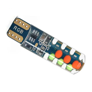 LANSEKO renkli T10 194 Flashing RGB LED ampuller yanıp sönen ve renk değişimi fonksiyonu ile 12V araba Dome harita kapı nezaket ışıkları için - Product Image 2