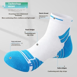 Bahar yaz performans Calcetines Para Correr için koşu basketbol bisiklet kaymaz nefes için spor çorapları - Product Image 5
