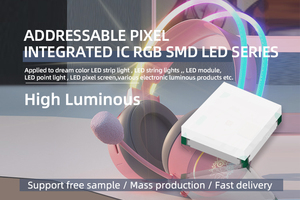 Tcwin Полноцветный Программируемый Ic Smd светодиодный модуль чип RGB с одним управлением/256 Grey Class Led 470 нм Smd Step Ue40h6470 Led 5V Rohs CE - Product Image 5
