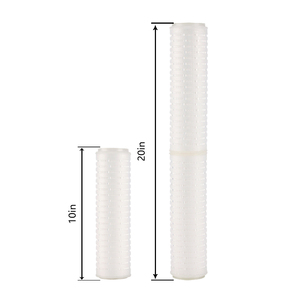 Şarap ve bira için 0.22 mikron 5/10/20/30/40 inç su filtresi PP membran kartuş filtre - Product Image 6