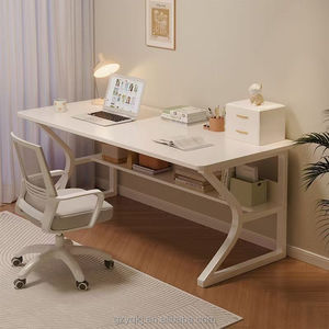 Semplice metallo rettangolare scrivania del Computer per lo studio a casa o ufficio piccolo tavolo Desktop per gli studenti e uso camera da letto - Product Image 5
