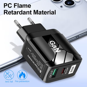 充電アダプターEUから米国プラグ2 in 1ウォール電気マルチソケットアダプターUSB A + タイプCポート米国カナダドイツプラグ - Product Image 4