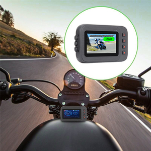 Üretici su geçirmez kılıf çift Lens motosiklet aksesuarları kamera DVR 1080P motosiklet kamera WIFI Dashcam