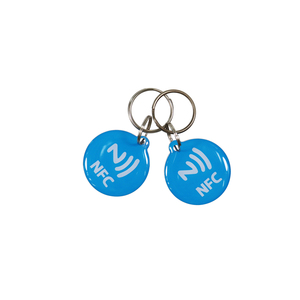 Sosyal medya için özelleştirme 13.56mhz NFC 213 anahtarlık reçine etiketi NFC özel epoksi Keyfob - Product Image 6