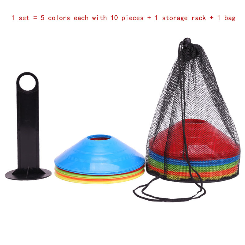 1 set = 5 colors each with 10 pieces - storage rack +1bag