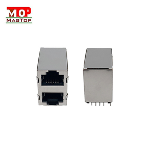 Presa per cavo connettore Ethernet femmina RJ45 Multi porta per rete di Computer - Product Image 3