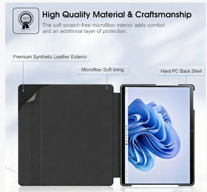 13 inch Microsoft cho bề mặt Pro 11/10/9 nhiều góc nhìn vỏ cứng danh mục đầu tư Bìa tương thích Loại bìa - Product Image 6