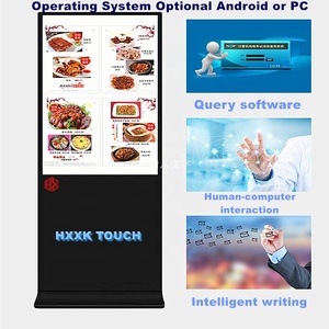 HXXK IPS 4k <strong>LCD</strong> Digital Signage <strong>Displays</strong> Interactive Android System WIFI Touch Screen Kiosk SDK <strong>Function</strong> Floor Stand Advertising - Product Image 4